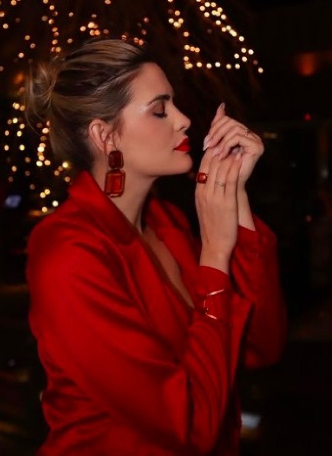 Macaque in the trees