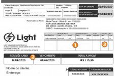 A conta de luz recuou 4,21% no m&ecirc;s