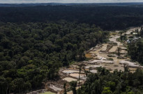 Garimpo ilegal na terra indígena Mundurucu, no sudoeste do Pará (arquivo)