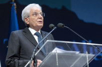O presidente da Itália, Sergio Mattarella 