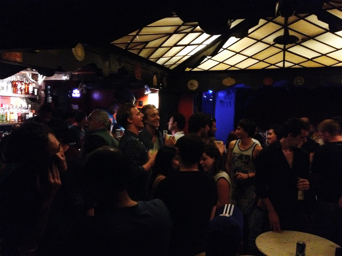 Macaque in the trees