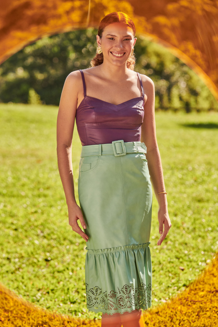 Macaque in the trees