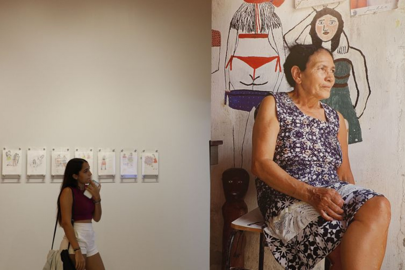 Macaque in the trees