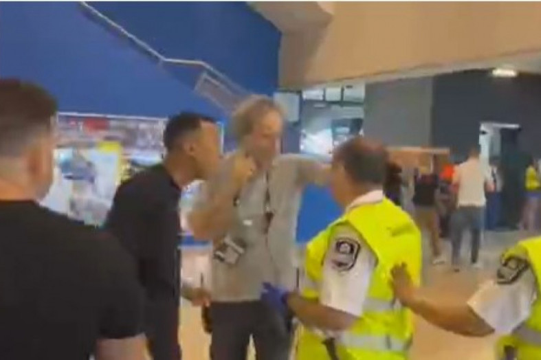 Macaque in the trees