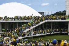 Bras&iacute;lia (DF), 08.01.2023 - Manifestantes golpistas invadem o Congresso Nacional, STF e Pal&aacute;cio do Planalto (arquivo)