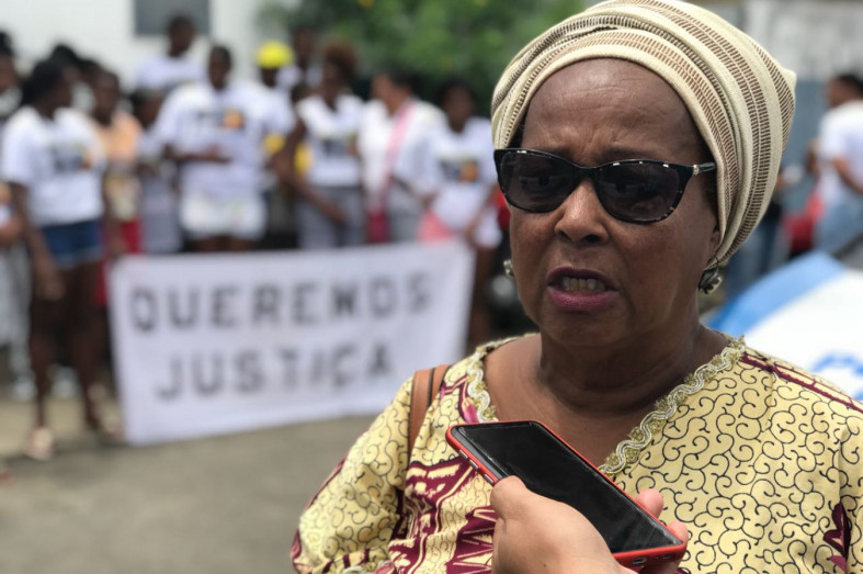 Macaque in the trees