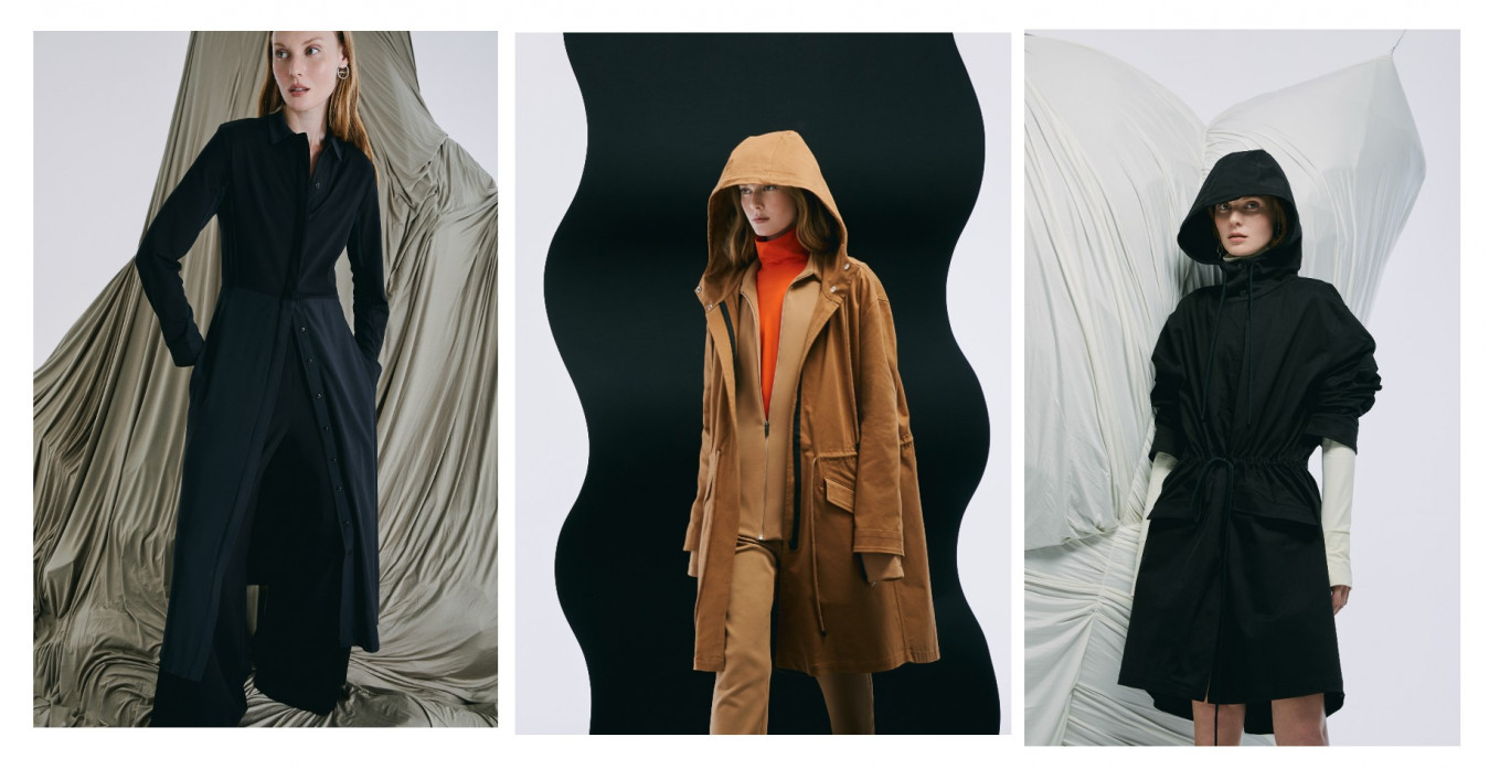 Macaque in the trees