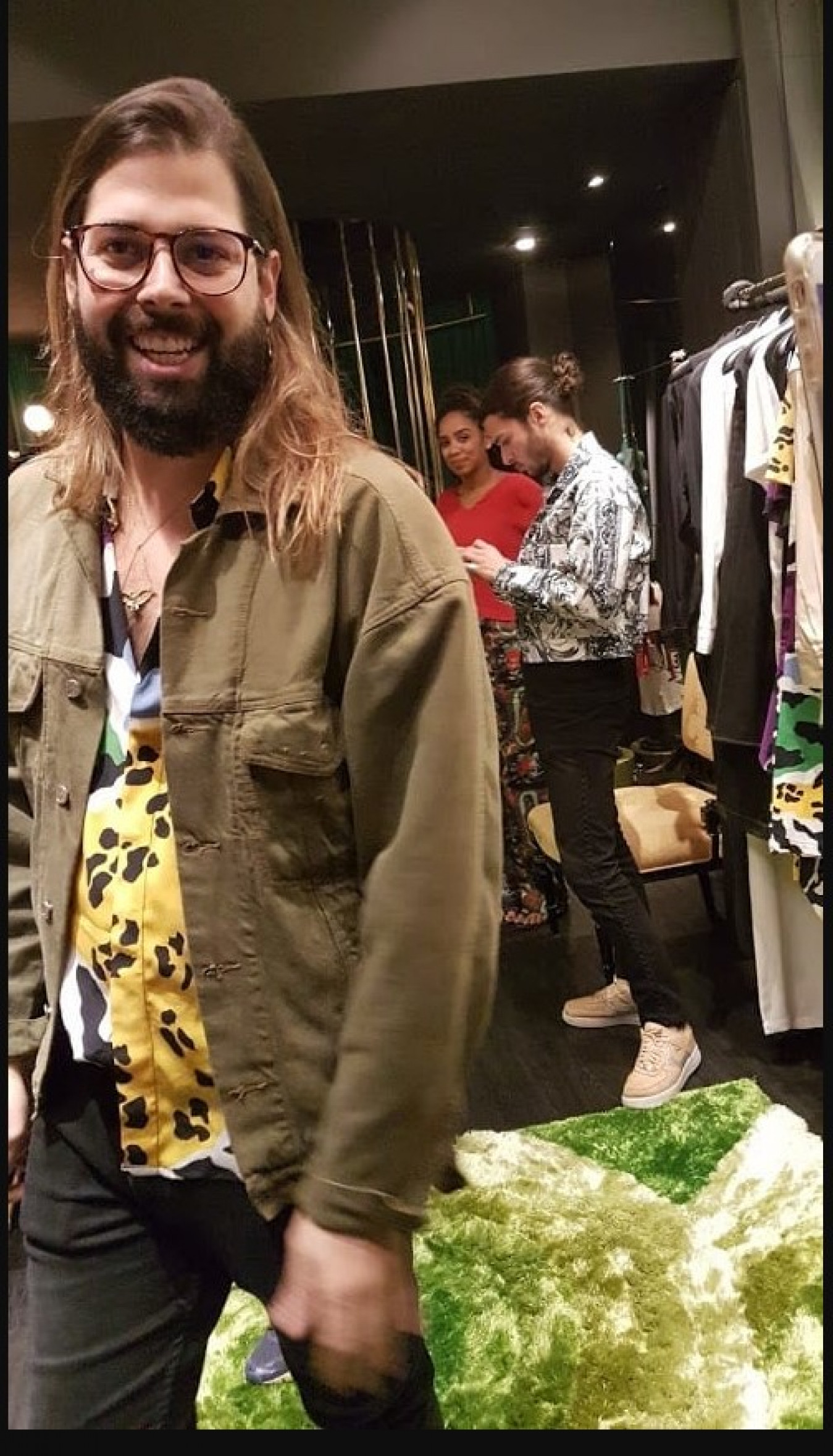 Macaque in the trees