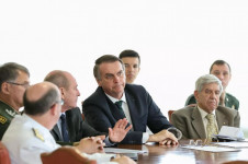 Bolsonaro e alguns integrantes da c&uacute;pula do golpe