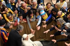  Papa Francisco durante audiência no Vaticano