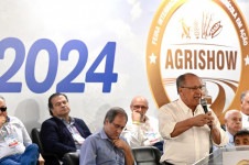 Alckmin discursou na abertura da Agrishow