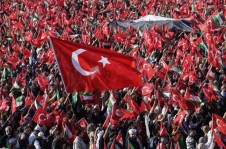 Manifestação popular na Turquia