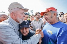Lula foi recebido pelos gaúchos