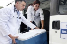 Transporte de &oacute;rg&atilde;os para transplante