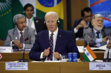 Biden na mesa de debates do G-20
