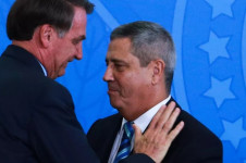 Jair Bolsonaro e Walter Braga Netto