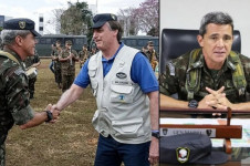 General Mario Fernandes, preso por planejar para matar Lula e Alckmin. Na foto com o então presidente Bolsonaro