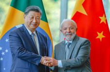 Presidente Lula durante reunia?o com o presidente da Repu?blica Popular da China, Xi Jinping, no Palácio da Alvorada