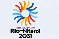 Logomarca da candidatura Rio-Niterói como sedes do PAN
