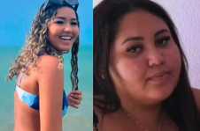 Bianca dos Santos, de 15 anos, e Maria Beatriz dos Santos, de 20