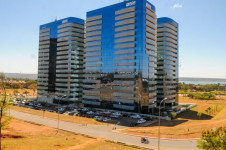 A suntuosa sede do Banco de Bras&iacute;lia