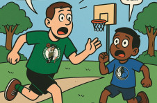 O torcedor de basquete sofre com uma avalanche de noticias 