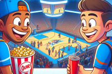 Os torcedores de KTO Minas e do Oklahoma City Thunder aguardam seus adversários nas respectivas finais