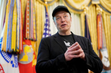 O bilionário Elon Musk na Casa Branca, em Washington, D.C.