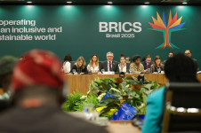 O ministro da Sa&uacute;de, Alexandre Padilha, participa da 15&ordf; Reuni&atilde;o de Ministros da Sa&uacute;de do Brics 