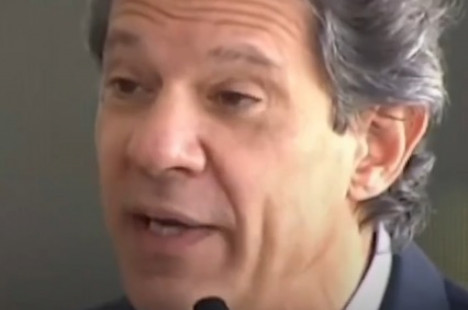 O ministro da Fazenda, Fernando Haddad