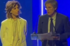 Walter Salles discursou ao lado da atriz Fernanda Torres