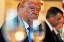 Donald Trump em reunião na Casa Branca