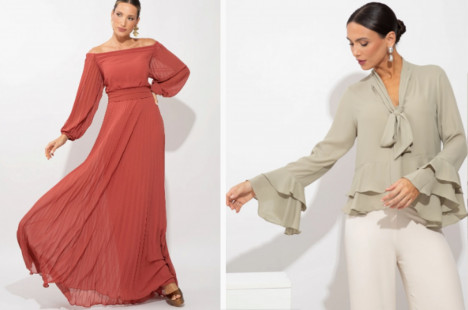 Chegou um convite para uma grande festa? Vale o longo ou a blusa do Heckel Verri

