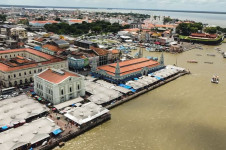 Parte de Bel&eacute;m do Par&aacute; vista do alto