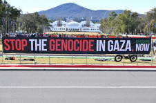  Protesto contra genocídio em Gaza