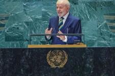 Presidente Lula discursando durante a Abertura da 79&ordf; Sess&atilde;o da Assembleia Geral das Na&ccedil;&otilde;es Unidas de 2024