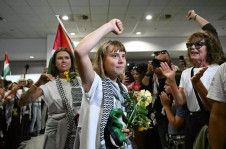  Ativista denunciou que um 'genocídio ' está ocorrendo em Gaza