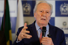 O ministro Ricardo Lewandowski após reunião com autoridades do Governo do Rio de Janeiro: 'Esse será um embrião do que queremos implementar nos estados com a PEC da Segurança Pública para enfrentar o flagelo que é a criminalidade organizada'
