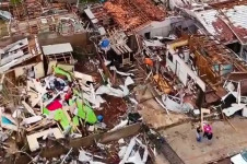 Mais de 90% do município de Rio Bonito do Iguaçu ficou destruída