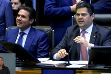 Os bar&otilde;es das emendas, Motta, da C&acirc;mara, e Alcolumbre, do Senado