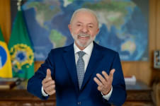 O presidente falou dos feitos do seu governo