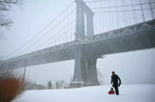  Em meio ao frio extremo, Nova York registrou as primeiras v&iacute;timas