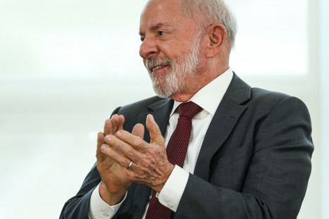 O presidente Lula 