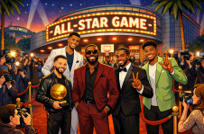 As estrelas da NBA foram recebidas como estrelas de Hollywood no All Star Game