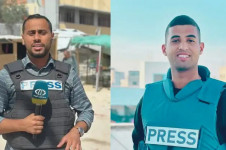 O palestino Hossam Shabat, da Al Jazeera, e Mohammad Mansour, da TV Palestine Today, foram assassinados pelas for&ccedil;as israelenses