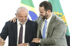 Lula e Dario Durrigan em recente solenidade
