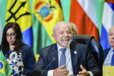 Presidente Lula discursa durante reuni&atilde;o de chefes de Estado CELAC-&Aacute;frica, no Centro de Conven&ccedil;&otilde;es &Aacute;gora, em Bogot&aacute;, Col&ocirc;mbia