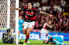 Pedro abriu o placar par o Flamengo