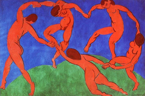 A Dan&ccedil;a. Uma das obras mais famosas de Matisse

