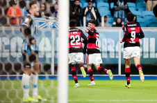 O Flamengo jogou mais bola durante todo jogo